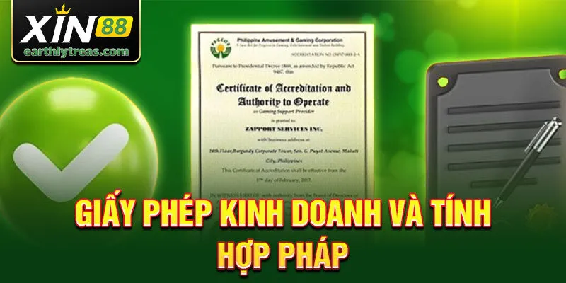 Giới thiệu Xin88 về giấy phép kinh doanh và tính hợp pháp